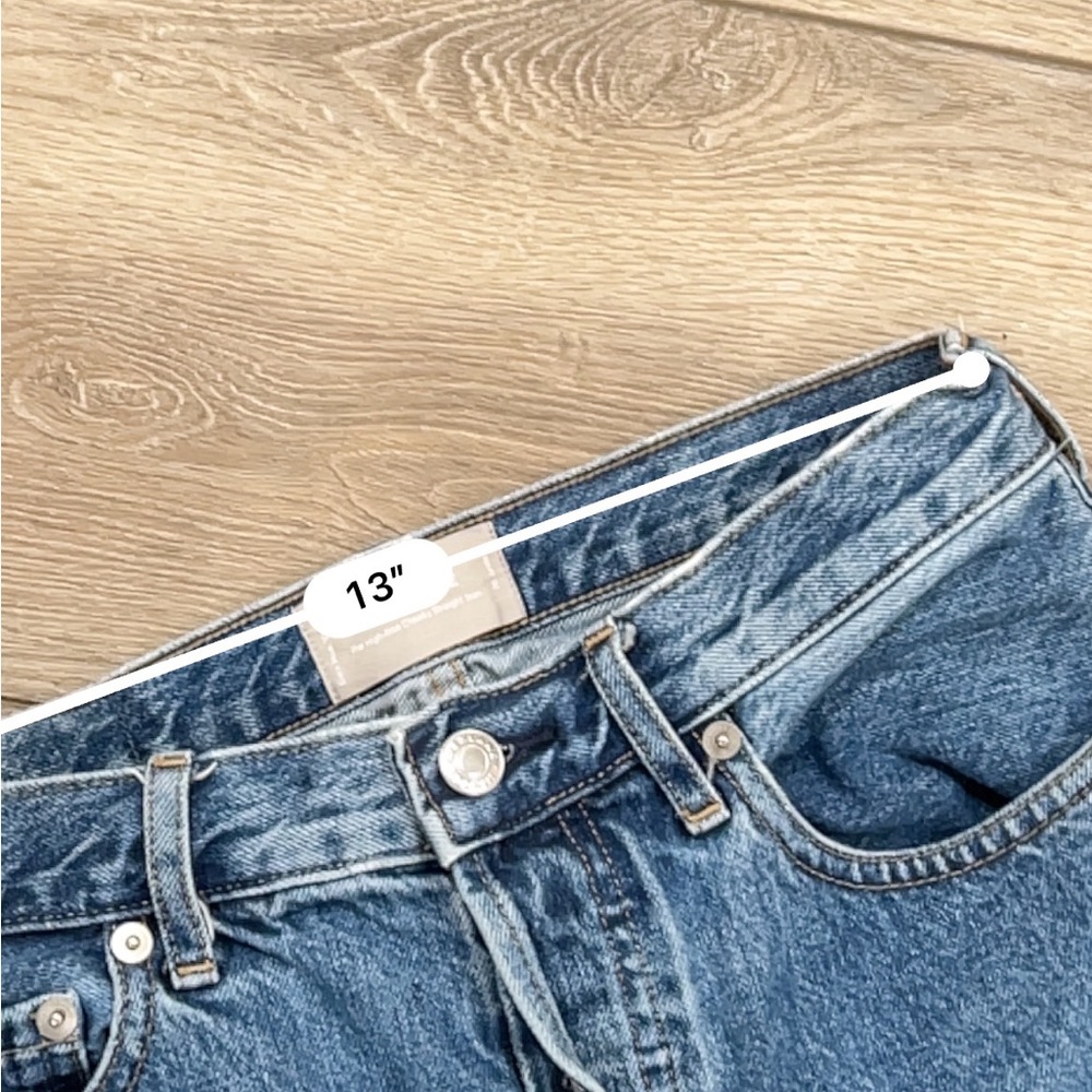 Everlane the high rise cheeky straight jean button fly - Picture 3 of 5